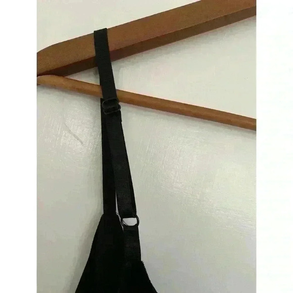 BNWT Black Velvet Slip Dress Size S - Picture 5 of 7